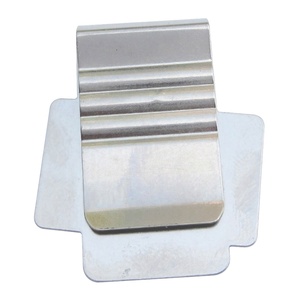 Clipe de papel de marcador promocional, granel, clipe de <span class=keywords><strong>metal</strong></span> plano, clipe de suporte de cartão em branco personalizado, clipes de papel de aço inoxidável para escritório - Product Image 6