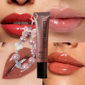Lot de gloss à lèvres hydratant et brillant de haute qualité, marque privée, avec porte-clés papillon - Product Image 5