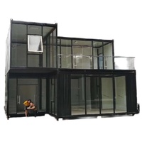 Casa Contenedor Modular Prefabricada de 2 Pisos y 40 Pies, 3 Dormitorios, Moderna Villa de Contenedores Marítimos, Estructura de Acero de Lujo