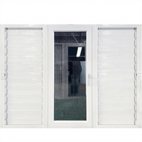 Volet de fenêtre vertical en aluminium imperméable de haute qualité, design moderne, pour extérieur, insonorisé, pour la sécurité de la cuisine