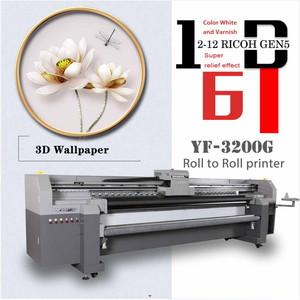Stampante Ibrida UV YF da 3200 mm di Grande Formato Roll-to-Roll Stampante a Getto d'Inchiostro All-in-one per <span class=keywords><strong>Stampa</strong></span> UV <span class=keywords><strong>su</strong></span> Borse di <span class=keywords><strong>Tela</strong></span> e Pannelli Metallici - Product Image 3