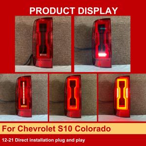 Luces Traseras J ONE para <span class=keywords><strong>Chevrolet</strong></span> <span class=keywords><strong>S10</strong></span> Colorado 2012-<span class=keywords><strong>2021</strong></span>, Luces Traseras para <span class=keywords><strong>Chevrolet</strong></span> <span class=keywords><strong>S10</strong></span>, Conexión Directa - Product Image 3