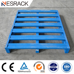 מערכת מדפי פלטפורמות פלדה כבדות מתוצרת סין, ניתנות לערום, ניידות, אנטי-סטטיות, בעיצוב תעשייתי מתקפל, למחסן - Product Image 5