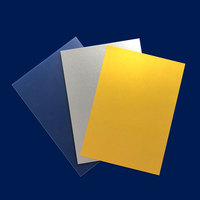 Feuille de plastique pvc imprimable à jet d'encre doré de taille A4 de 300 microns pour matériel de carte de crédit