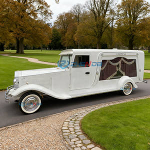 Charrette funéraire électrique <span class=keywords><strong>de</strong></span> luxe blanche, <span class=keywords><strong>chariot</strong></span> funéraire classique, <span class=keywords><strong>chariot</strong></span> électrique puissant pour services funéraires haut <span class=keywords><strong>de</strong></span> gamme - Product Image 1