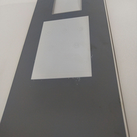 Fournisseur chinois panneau de verre d'impression en soie avec fenêtre d'affichage transparente verre de forage CNC trempé pour appareil de cuisine