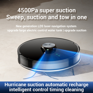 Laser No-go Zone Industrial Self <b>Cleaning</b> Strong Suction Robot Vacuum Cleaner <b>Brush</b>-less APP <b>Floor</b> Outdoor Robot Vacuum and Mop - Product Image 6
