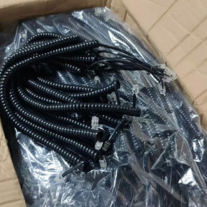 Cable en Espiral con Conector RJ10/RJ11/RJ22, 4p4c, 26 AWG, 28 AWG, Cable de Teléfono, Cable Retráctil en Espiral para Auriculares - Product Image 5