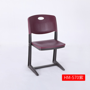 เก้าอี้โรงเรียน HM-570 สีเทา เบาะและพนักพิงพลาสติก พับได้ สำหรับใช้ในห้องเรียน - Product Image 2
