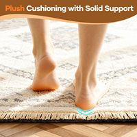 Tapis de protection de sol en feutre antidérapant de qualité supérieure, enduit de TPR et de PE, rembourré, durable, réduction du bruit, pour la maison, le salon, la chambre, les sols en bois dur