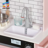 Nouvelle Cuisine en Bois pour Enfants Améliorée avec Fonctions d'Eau Courante W10C991B