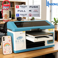 Printer Inkjet UV Flatbed 3560 Berkualitas Tinggi Portabel Format Kecil (A3/A4) untuk Kartu Plastik Akrilik Logam Kayu Kulit