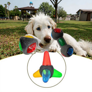 Palla Luminosa in TPR per Cani, Giocattolo per Masticare e Affilare i Denti, Palla Sonora ad Alta Elasticità - Product Image 1