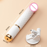 APP-gesteuerter Heiz- und Teleskop-Stoßdildo-Vibrator mit starkem Saugnapf und realistischer Textur – Erwachsenen-Sexspielzeug für Frauen