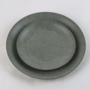 Plato Redondo de Melamina Gris para Ensalada, 7.5 Pulgadas, Diseño Minimalista y Duradero - Product Image 4