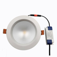 COB LED Downlight IP65 Plafonnier encastré étanche pour salle de bain et extérieur