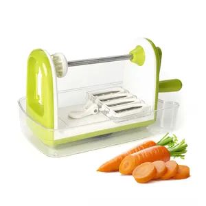 Bán buôn Chất lượng cao đa chức năng 5 lưỡi Rau Trái Cây xoắn ốc Slicer/rau spiralizer