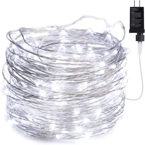 Tuya XRIVER 200/100 Leds Solar Powered Rope Tube String Lights Outdoor Waterproof Fairy Lights For Christmas Yard Decoration