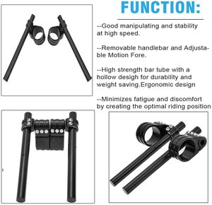 Ulexxxun — barres de guidon réglables CNC, accessoires de moto, pince de course, pinces pour <span class=keywords><strong>BMW</strong></span> R <span class=keywords><strong>NINE</strong></span> <span class=keywords><strong>T</strong></span> R9T 2014-2020 - Product Image 3