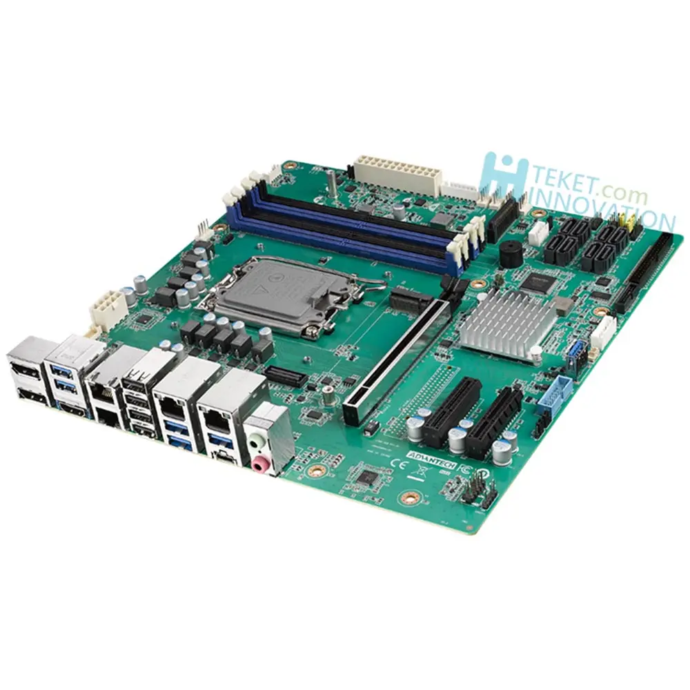 Micro ATX-Motherboard für Advantech-Motherboard AIMB 588 Intel 12. Generation Q670E/ R680E/ H610,PCIe Gen5,8 * USB 3.2,1 * USB 3.2 Typ C.