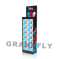 Étagères empilables pour boissons Pop, support de palette empilable en papier ondulé, présentoir Portable pour boissons en carton, demi-palette