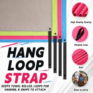 Toalla Deportiva de Microfibra, Portátil, de Secado Rápido, Absorbente, para Playa, Gimnasio, Camping, Fitness, Refrescante - Product Image 2