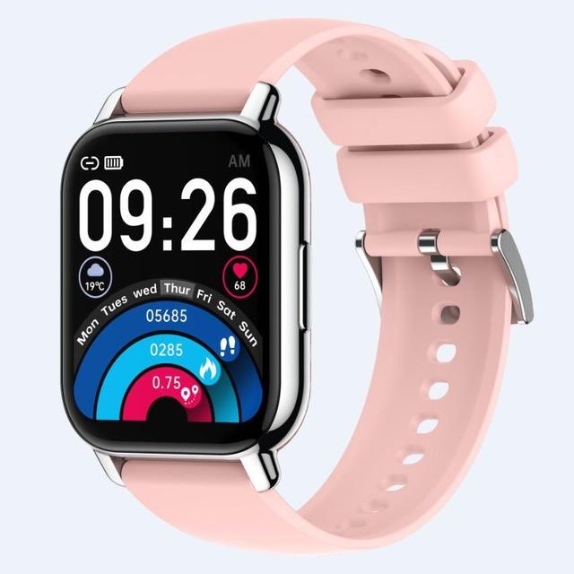 1.85" HD Screen Smart Watch Heart Rate Blood Pressure Fitness Tracker IP68 Waterproof BT Call Smartwatch for Men Women