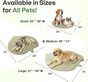 Hunde kühl matte-Große Blattform, wasch bar, rutsch fest, leicht - Product Image 3