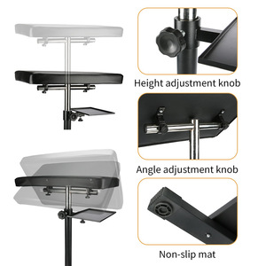 ที่วางแขนสักลายปรับระดับได้ 40x45 ซม. พร้อมถาดสำหรับอุปกรณ์สัก สีดำ - Product Image 5