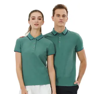Korean style lapel Polo shirt corporate business work clothes summer casual POLO wholesale printed logo Polo T-shirt
