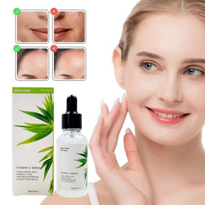 Sérum Liquide Bio à la Vitamine C et aux Algues Marines Éclaircissant Revitalisant Hydratant Anti-rides Raffermissant Visage Végétalien Marque Privée OEM - Product Image 4