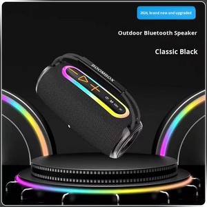 BOOMBOX680 Enceintes portables étanches en tissu avec radio FM, super basses, USB, TF, stéréo, woofer, enceintes puissantes Bluetooth - Product Image 3