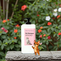 Kit de shampooing végétal pour animaux de compagnie, écologique, 3 étapes A B C, 4L, pour chiens, chats et lapins