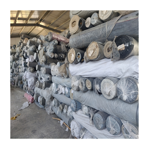 Tissu en denim de coton extensible ZHAORUN, couleur bleu noir, style sergé, jeans pour chaussures de garçon, vente en stock d'entrepôt - Product Image 2