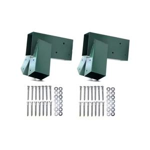 Ensembles de balançoires en <span class=keywords><strong>bois</strong></span> pour arrière-cour robustes Supports <span class=keywords><strong>Kit</strong></span> de support à cadre en A Matériel comprenant des vis à <span class=keywords><strong>bois</strong></span> et des rondelles - Product Image 3