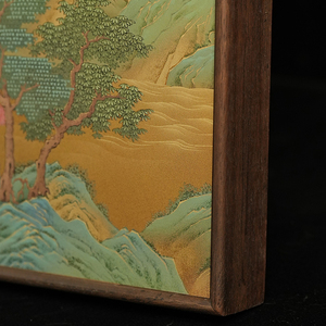 Dipinti Paesaggistici in Ottone Fatti a Mano, Adatti per Murales in Metallo Stile Cinese per Soggiorni e Hall di Hotel di Lusso - Product Image 6