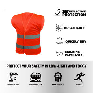 <span class=keywords><strong>Gilet</strong></span> de sécurité réfléchissant imperméable pour hommes, léger, haute visibilité, plusieurs tailles, OEM - Product Image 3