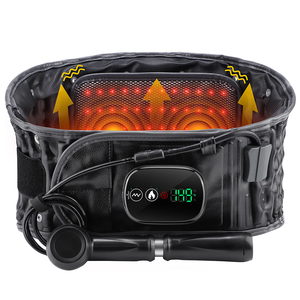 Massaggiatore Lombare Senza Fili, Gonfiabile, Riscaldato e Vibrante, Supporto per Decompressione della Schiena, Cintura Massaggiante per Alleviare il Dolore alla Vita - Product Image 1