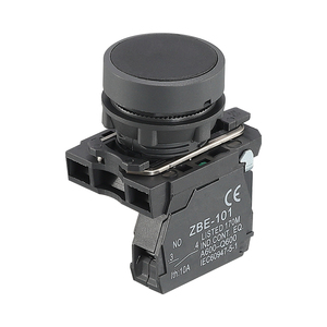 XB5 AA42 Spring Metal Push Button Switches 22mm 30mm 40mm 60mm 1NO+1NC <strong>Flush</strong> Button Momentary IP65 <strong>Level</strong> 10A Max. 2NO Light - Product Image 6