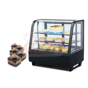 Bảng Loại Kỹ Thuật Số Điều Khiển 2 Lớp Bánh Tủ Lạnh Hệ Thống 100L 120L 160L Cupcake Hiển Thị Đứng Bánh Tủ Lạnh Cho Quán cà phê - Product Image 6
