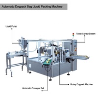 La Chine automatique rotatif liquide Doypack boire du jus sac préfabriqué Sip Up Machine d'emballage
