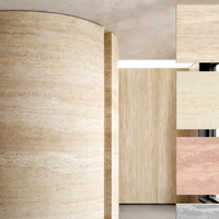 Panneaux muraux décoratifs souples en pierre flexible KASARO MCM, revêtement en pierre souple, carreaux flexibles pour bâtiments de grande hauteur