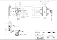 Plateau de translation motorisé 6 axes de haute précision série OMTOOLS OMFA06 avec base de montage en granit pour alignement optique – Garantie 1 an