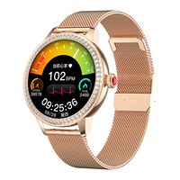 Reloj Inteligente TK26 con Llamadas Bluetooth, Monitor de Ritmo Cardíaco, Oxígeno en Sangre, Contador de Pasos, Pantalla AMOLED para Mujer, Monitorización de Salud