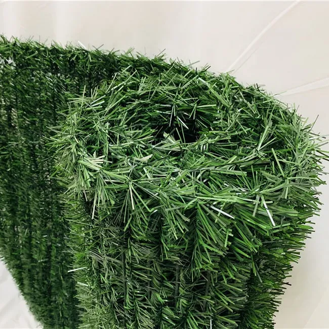 Artificial grass fence 1x3m New Conifer Screening Artificial Hedge Plastic leaf fence