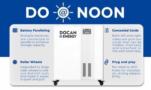 ระบบพลังงานแสงอาทิตย์แบบไฮบริด DO-NOON สำหรับบ้านพักอาศัย แบบต่อพ่วงได้ 10kWh 30kWh 51.2V 200Ah/300Ah ชุดแบตเตอรี่ลิเธียมไอออน MB31 16kWh Whole-H - Product Image 2