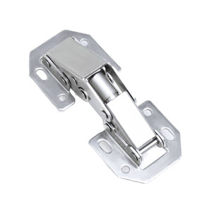Charnières Frog 3 mm en acier laminé à froid, montage en surface, fermeture douce, charnière de porte d'armoire, design moderne - Product Image 5