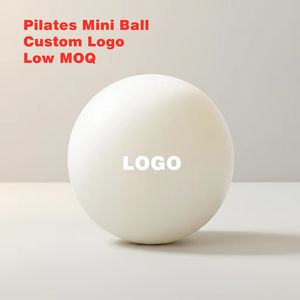 Pelota de Pilates Pequeña Personalizada para Gimnasio, Blanca de 20 cm, Mini Pelota de Yoga Beige, Pelota de Pilates para Fitness con Logotipo Personalizado, Accesorios de Pilates Mate - Product Image 1