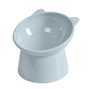 Nuova Ciotola per Cani e Gatti in Stile Nordico, Inclinata e Rialzata, Design Cartoon, Protezione Collo, Anti-Ribaltamento, in Ceramica Resistente - Product Image 4