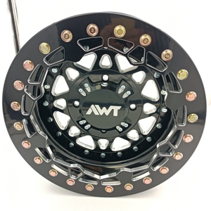 Jantes et roues UTV / Side by Side 15x7 4x137 15 pouces avec anneau de blocage de la jante et cache-moyeu adaptés à <span class=keywords><strong>Can</strong></span> <span class=keywords><strong>Am</strong></span> X3 <span class=keywords><strong>Maverick</strong></span> - Product Image 2